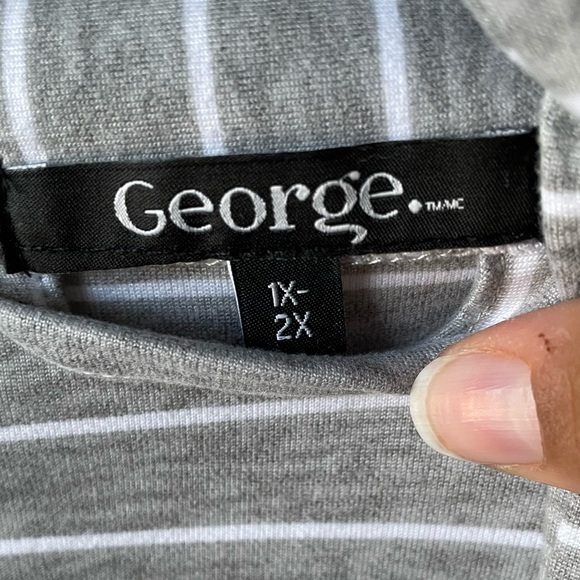 Gray Striped Women's Robe - Picture 2 of 2